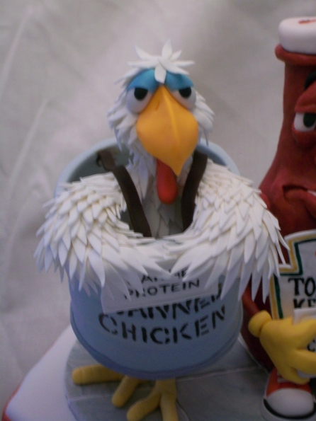 Canned Chicken Close-Up